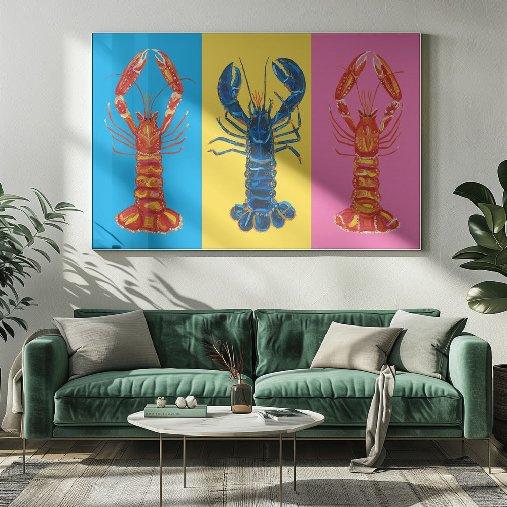 Kreeft Langoustines Pop Art | Canvas