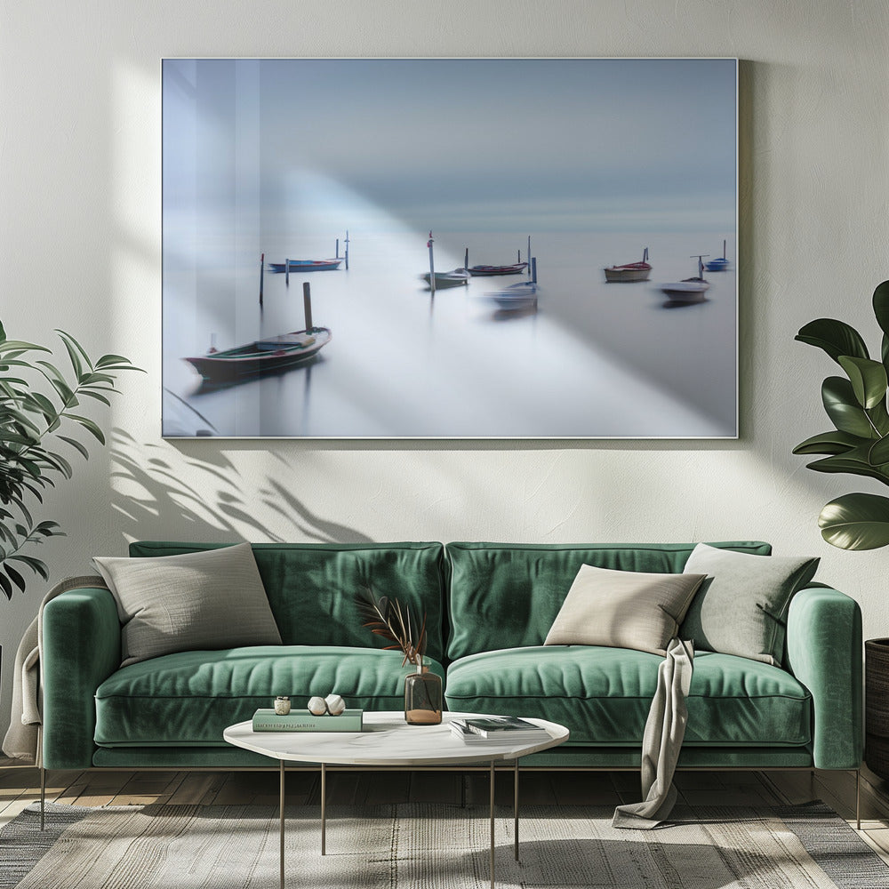 Dancing Boats II col | Canvas