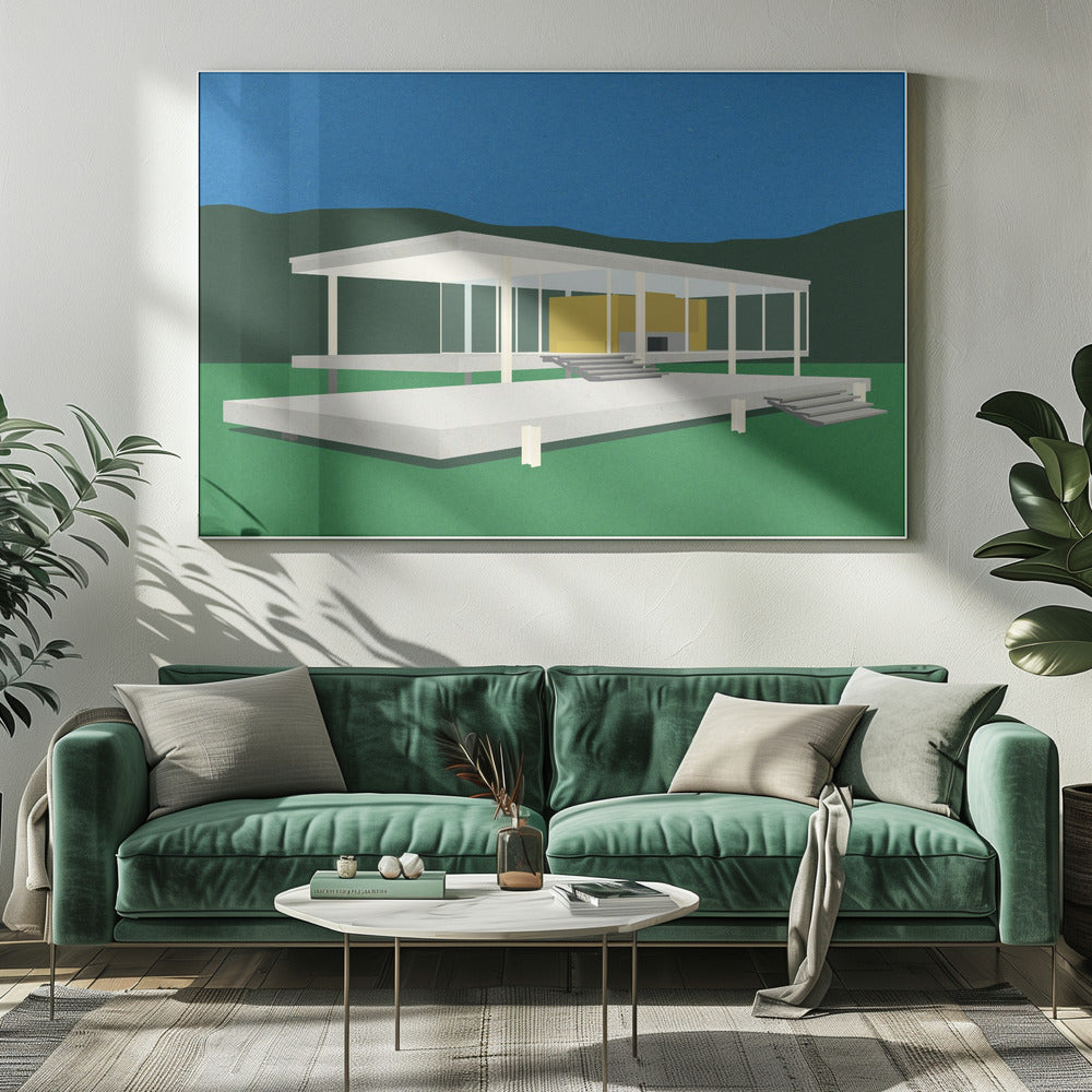 Ludwig Mies Van Der Rohe Farnsworthhuis | Canvas