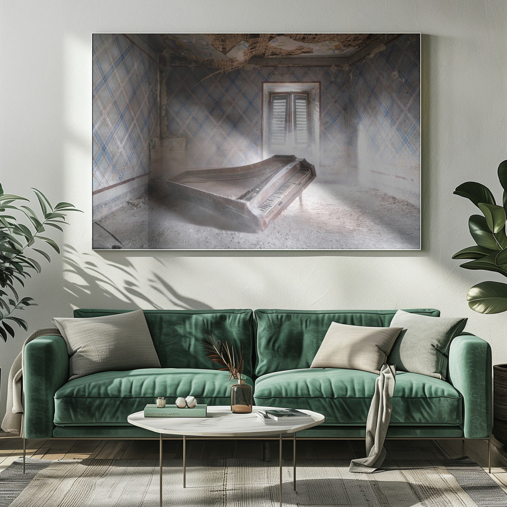 Kapotte piano | Canvas