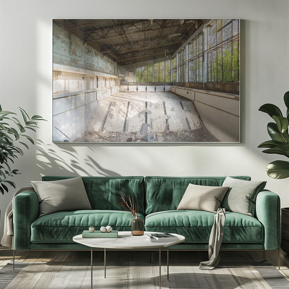Zwembad in Tsjernobyl | Canvas