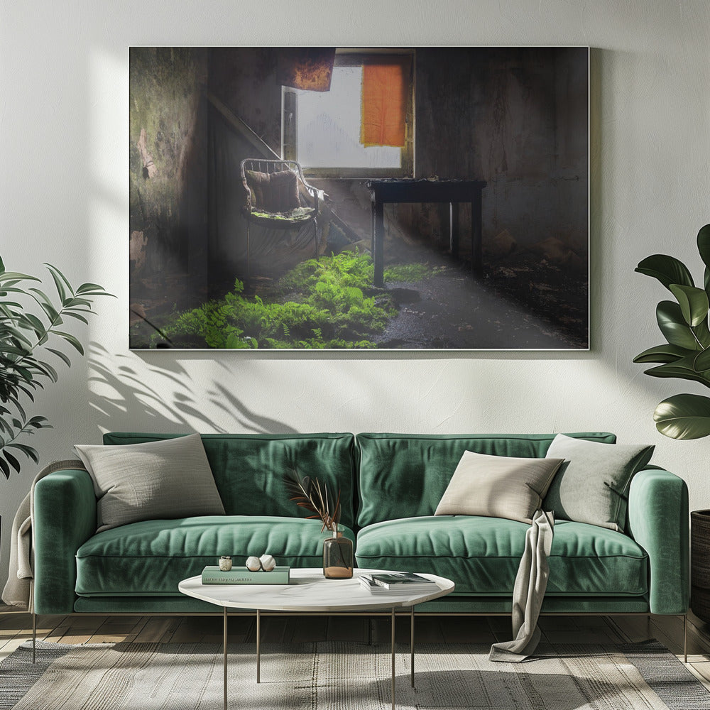 Planten op een rij | Canvas