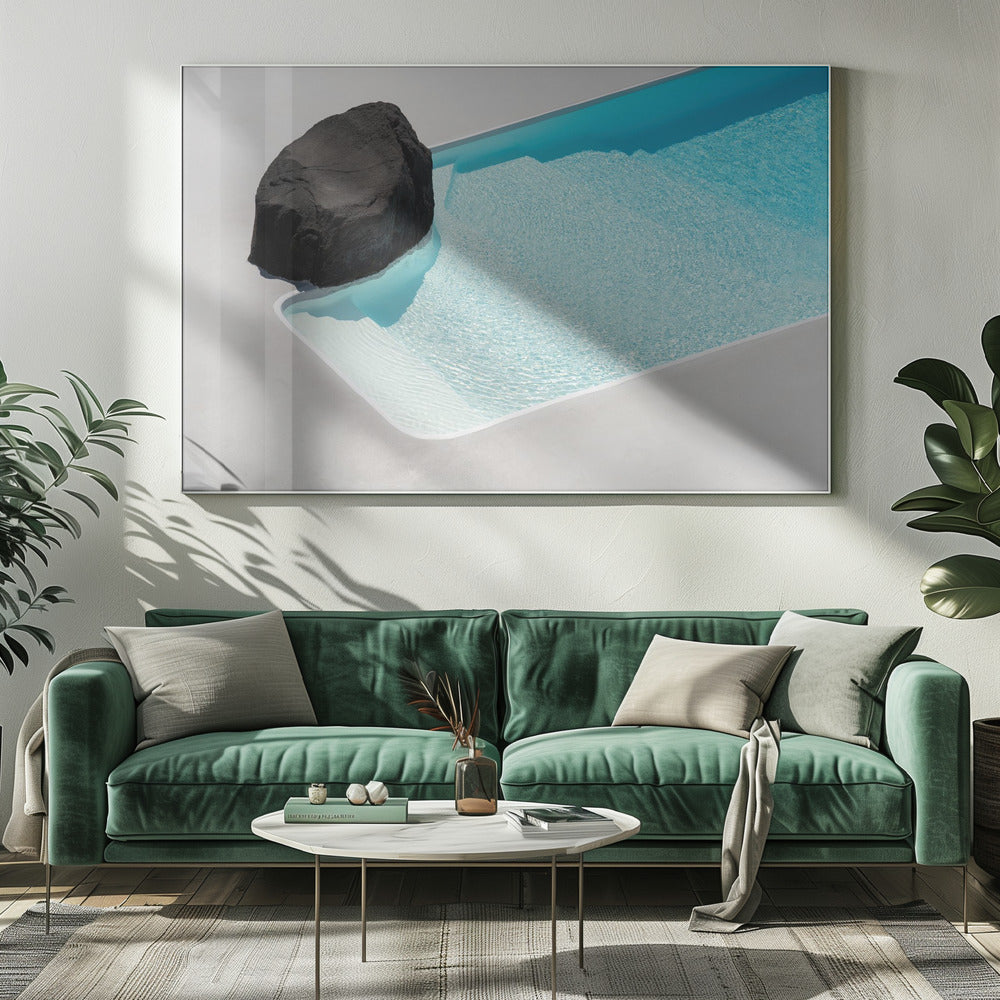 Het zwembad | Canvas