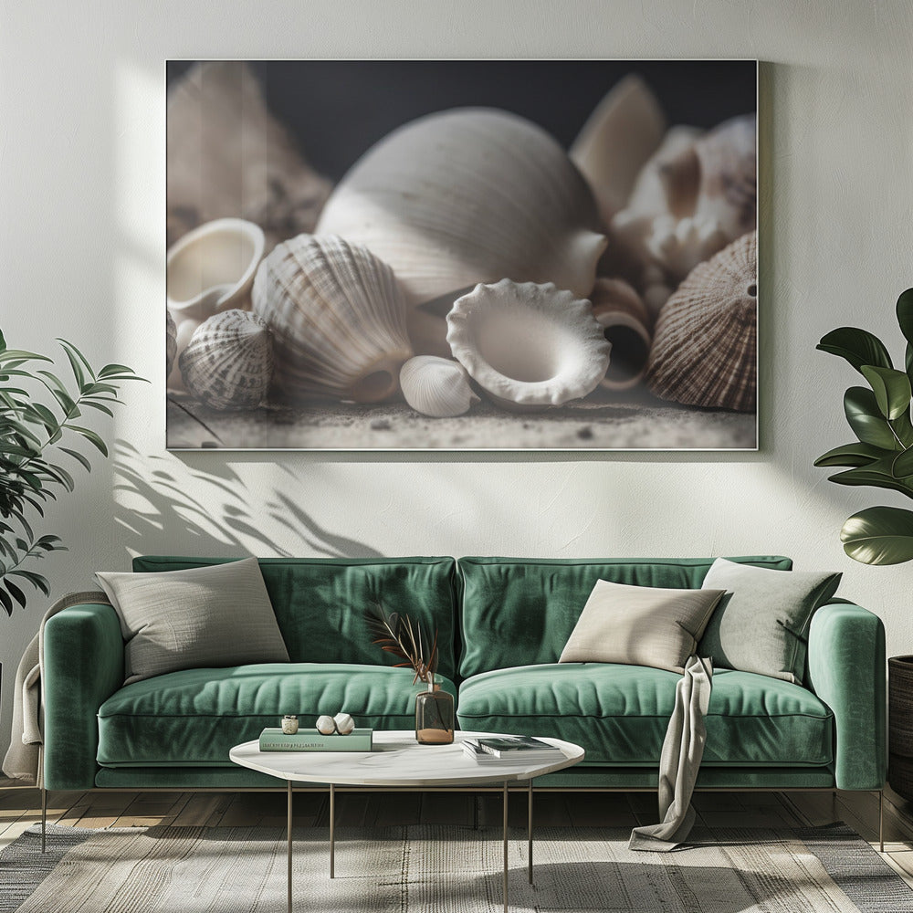 Schatten aan de kust | Canvas