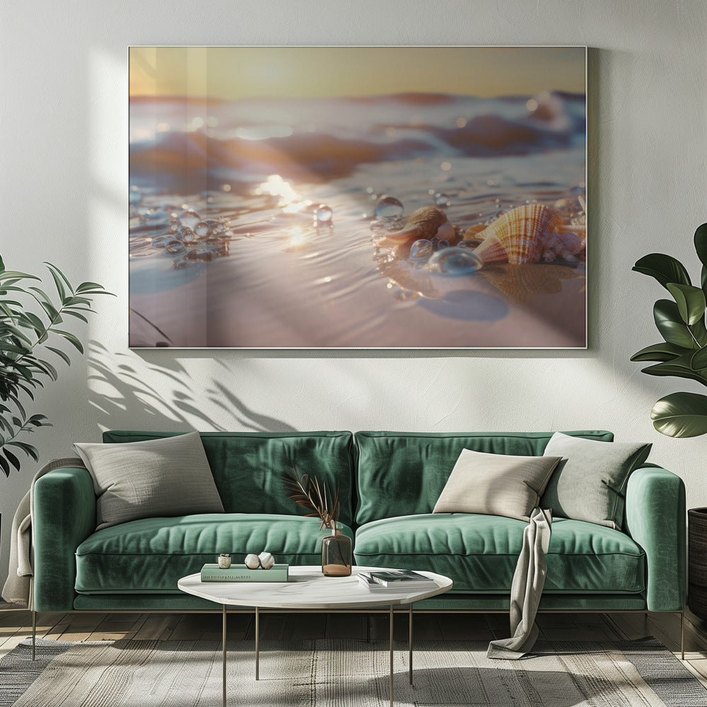 Sereniteit aan zee | Canvas