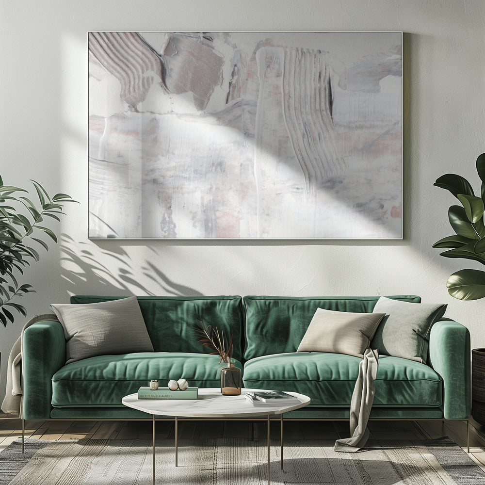 Gestructureerde penseelstreken en gelaagde neutrale tinten | Canvas
