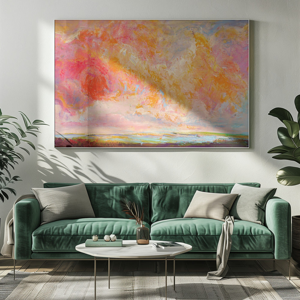 Fiery Skyscape | Canvas
