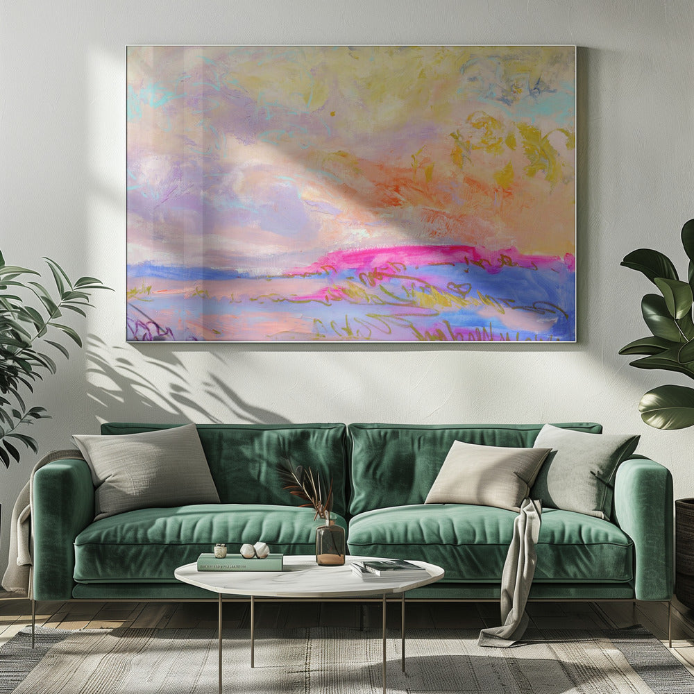 Kleurrijke Horizon | Canvas