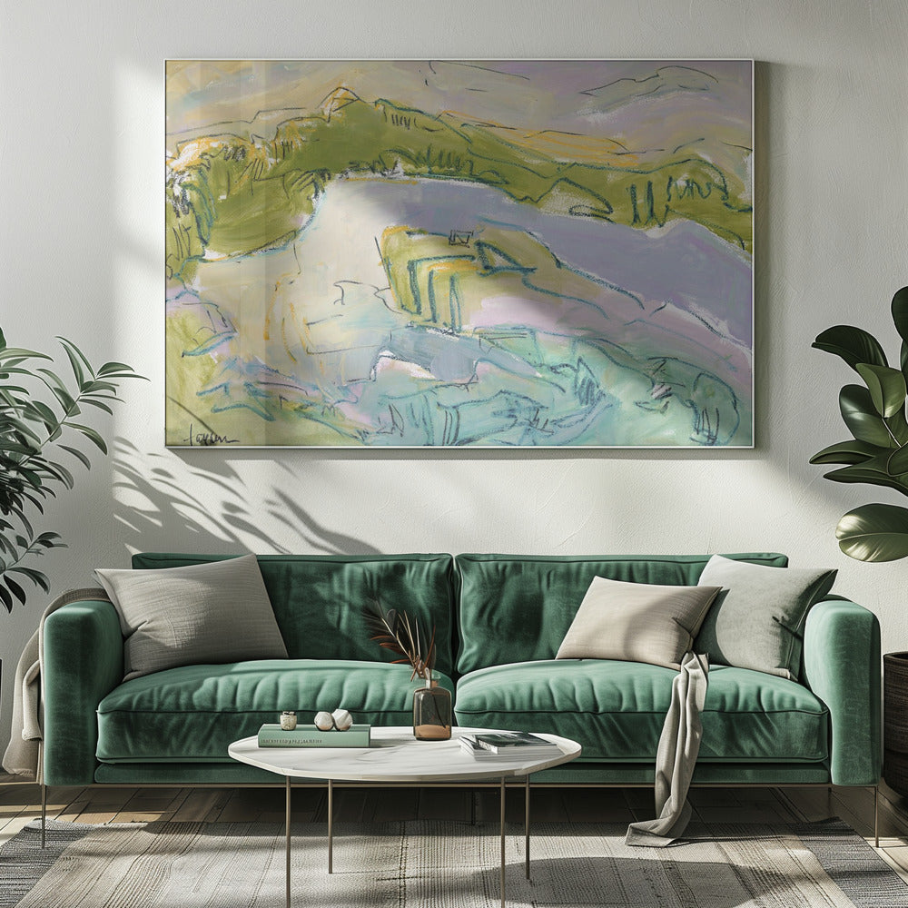 Dromerige Horizon | Canvas