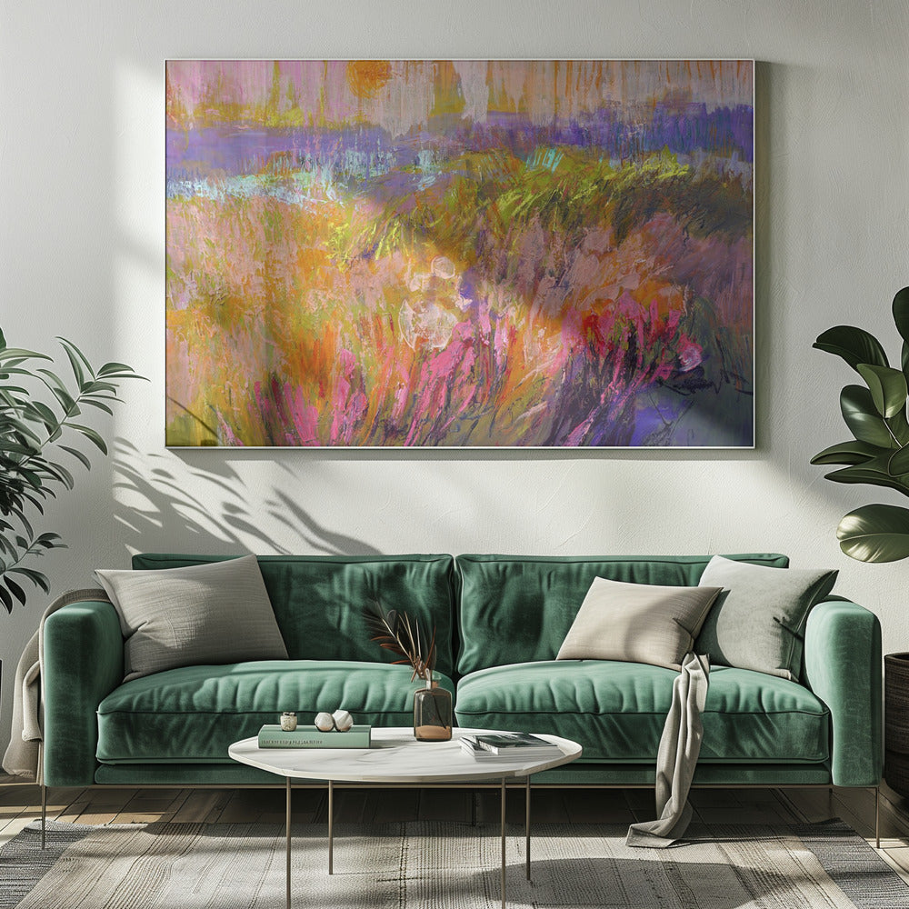 Zonovergoten wildernis | Canvas