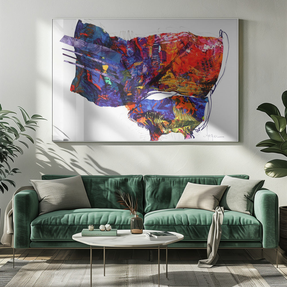 Levendig wandtapijt | Canvas
