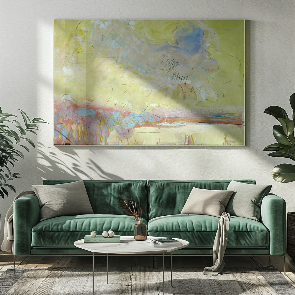 Abstract Landschap Horizons | Canvas