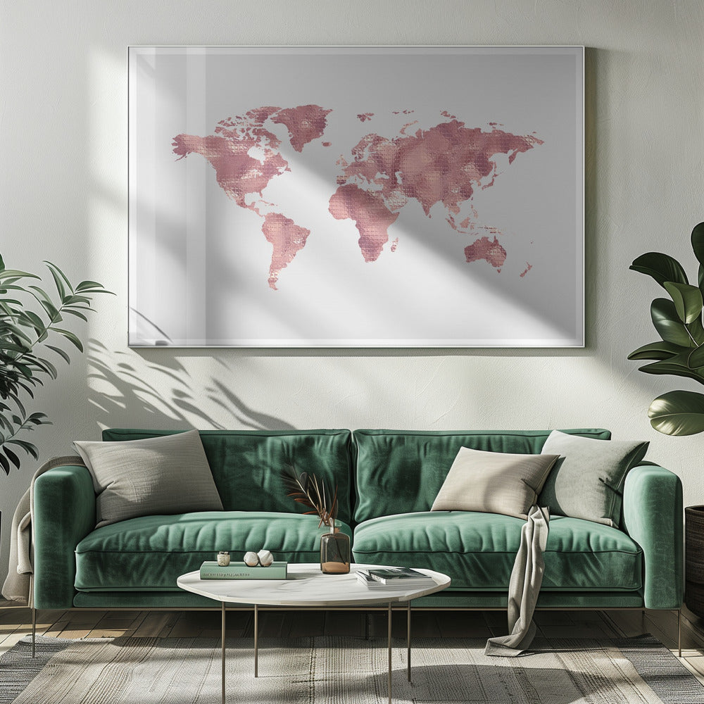 Rose Gold World | Canvas