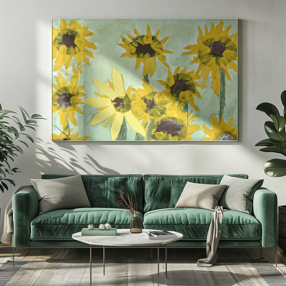 Suikerbloemen van Jam | Canvas