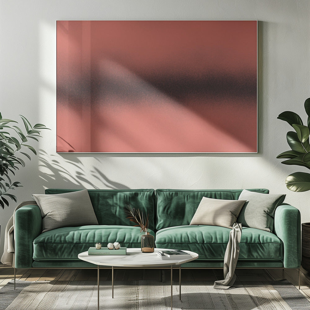 Glimp van Zwart | Canvas