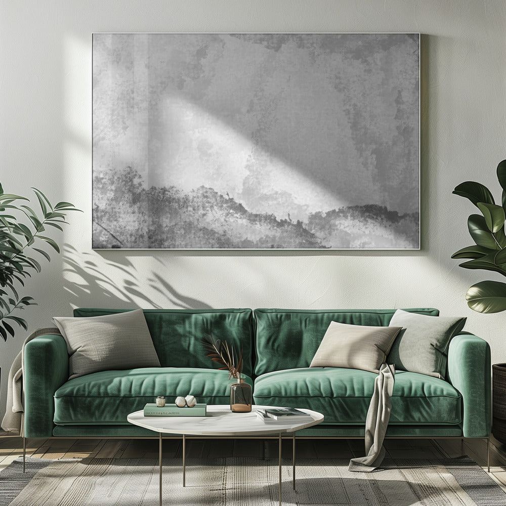 Grijswaardenbergen | Canvas