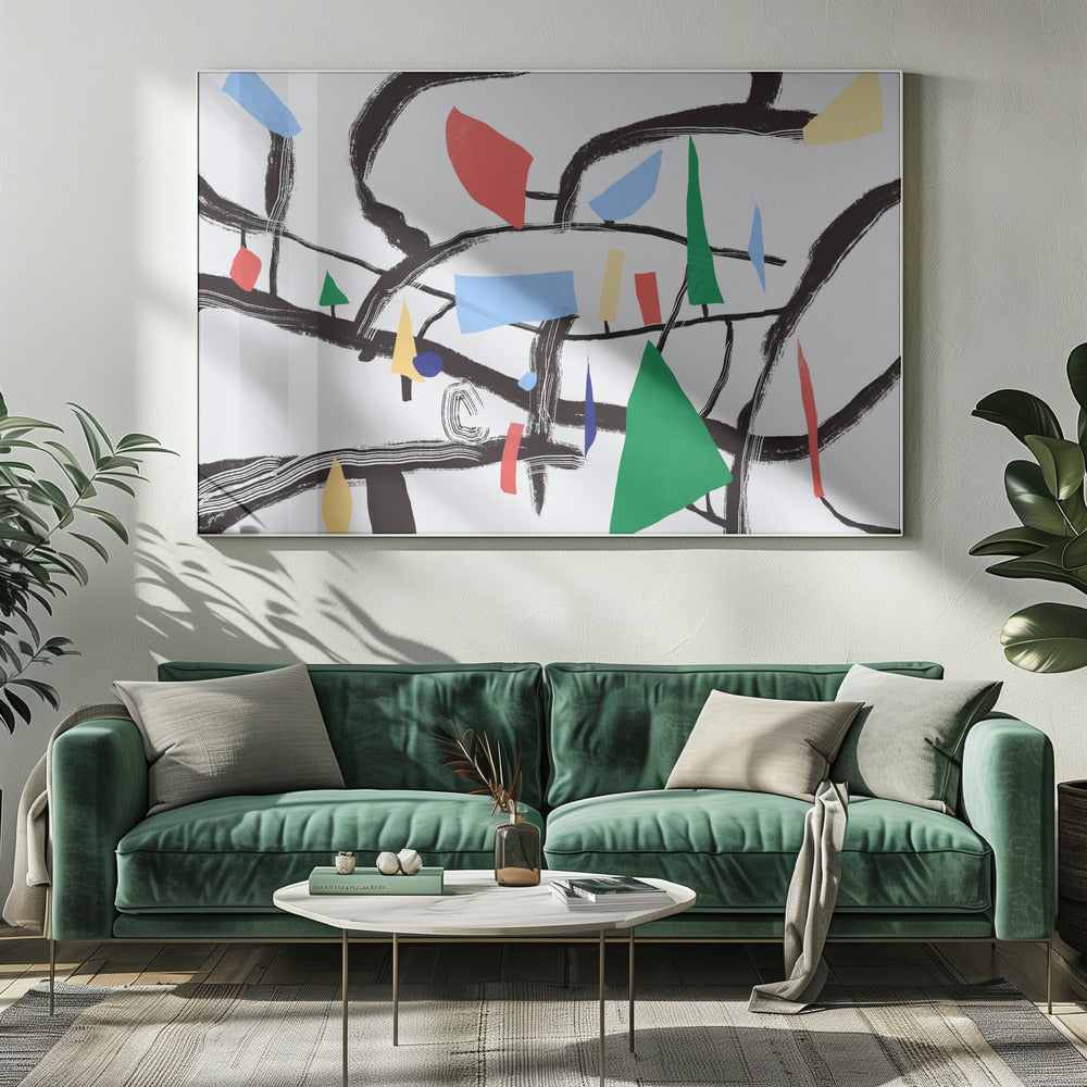 Colors in the forest | Canvas