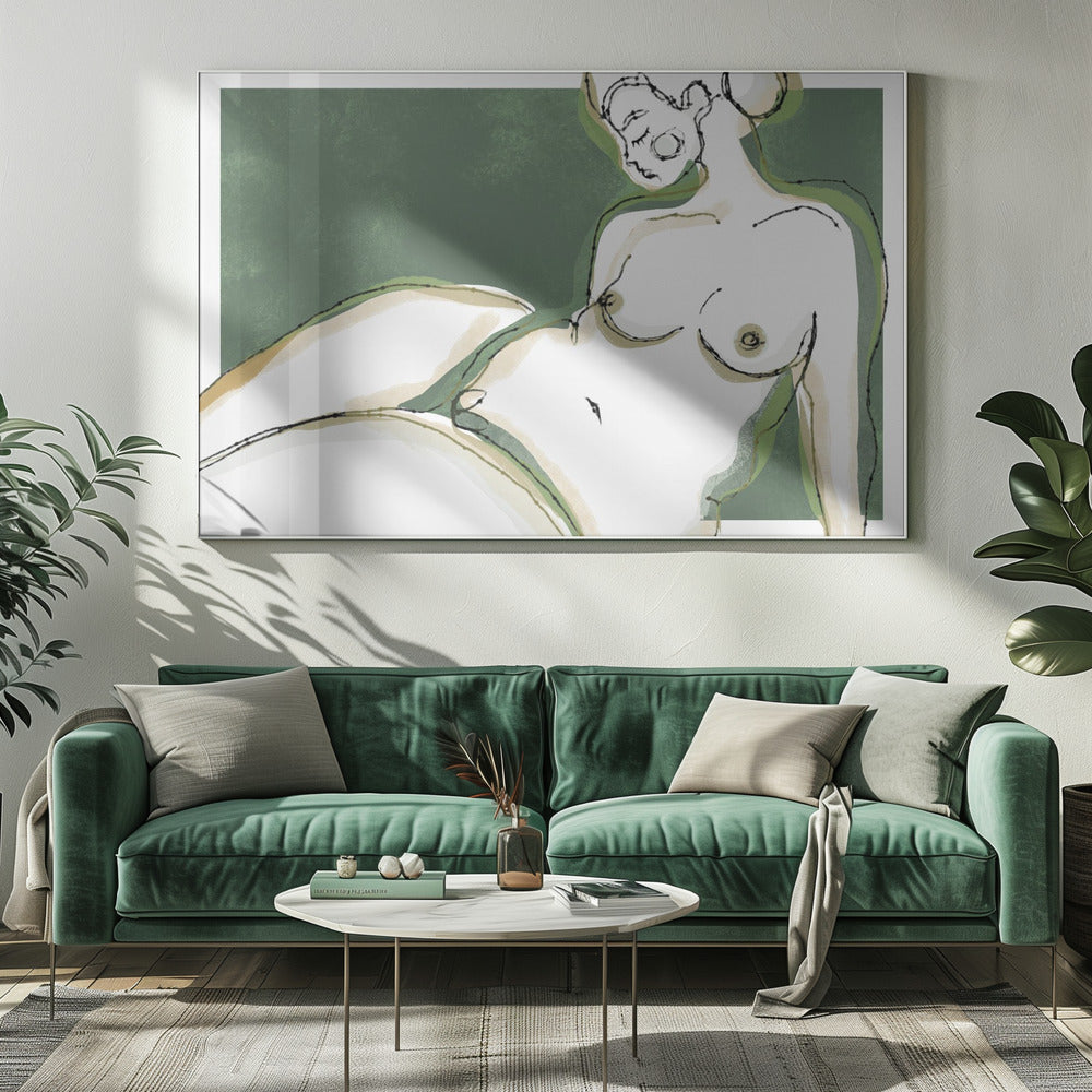 Serene contouren | Canvas