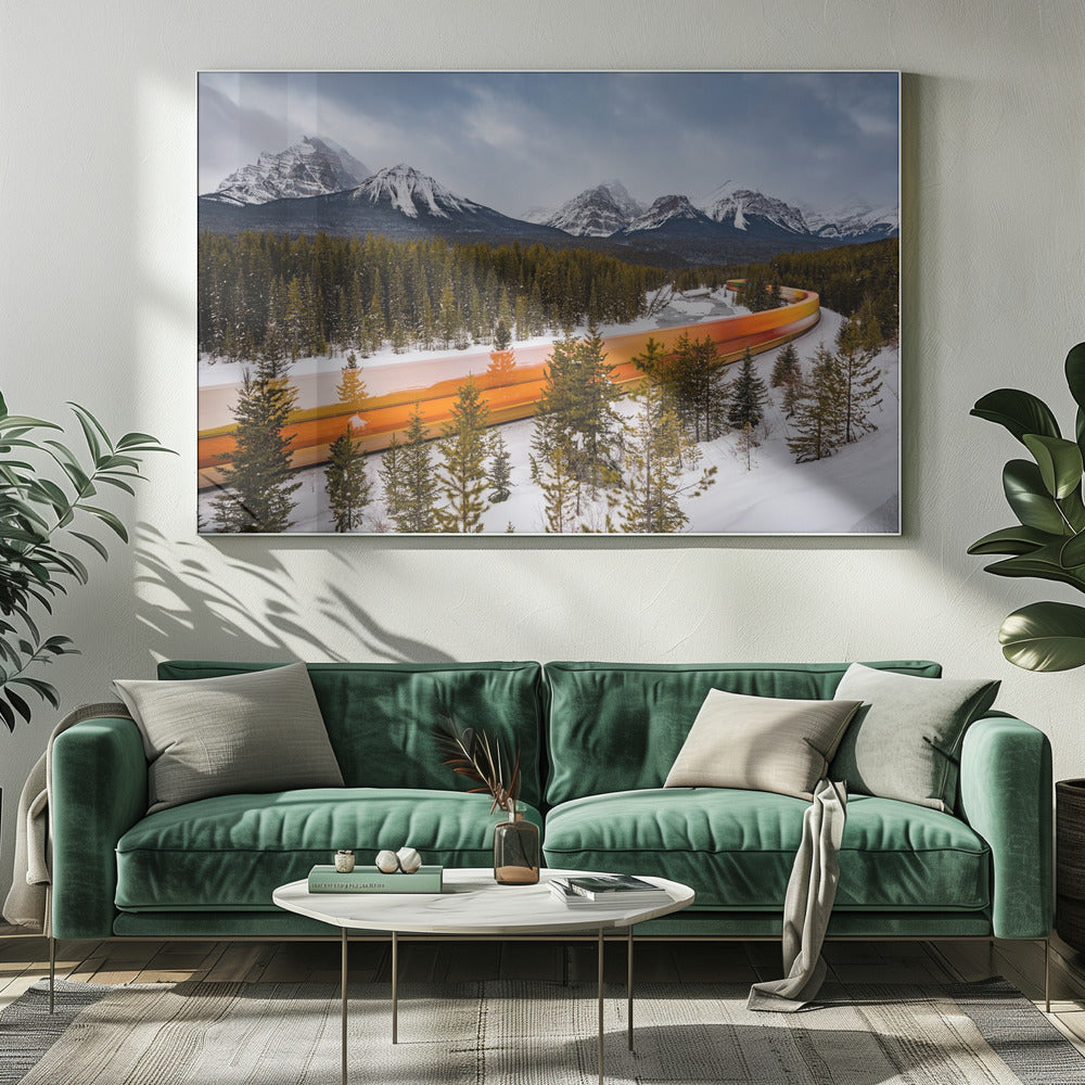 Morant's Curve in de winter | Canvas