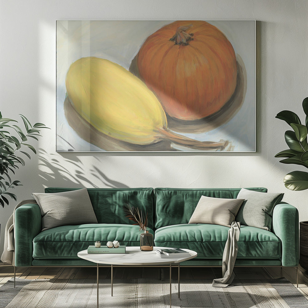 Pompoen en kalebas | Canvas
