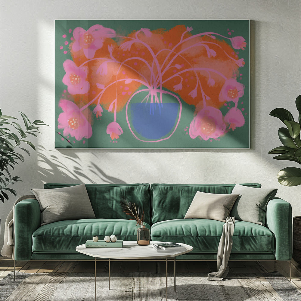 Bloemenuitbarsting Symfonie | Canvas