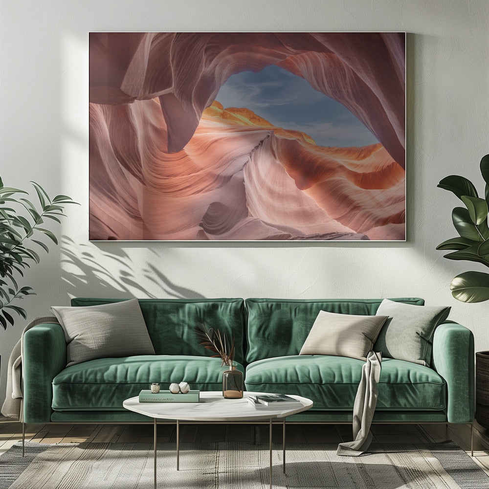 golven naar de lucht | Canvas