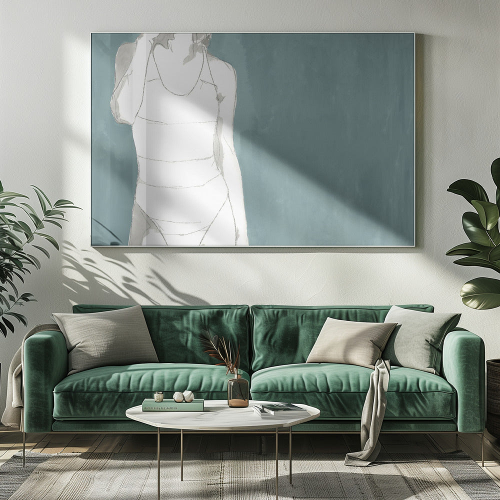 Zwemmen nr. 2 | Canvas