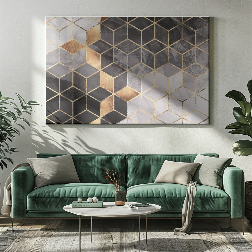 Rokerige Blokjes | Canvas