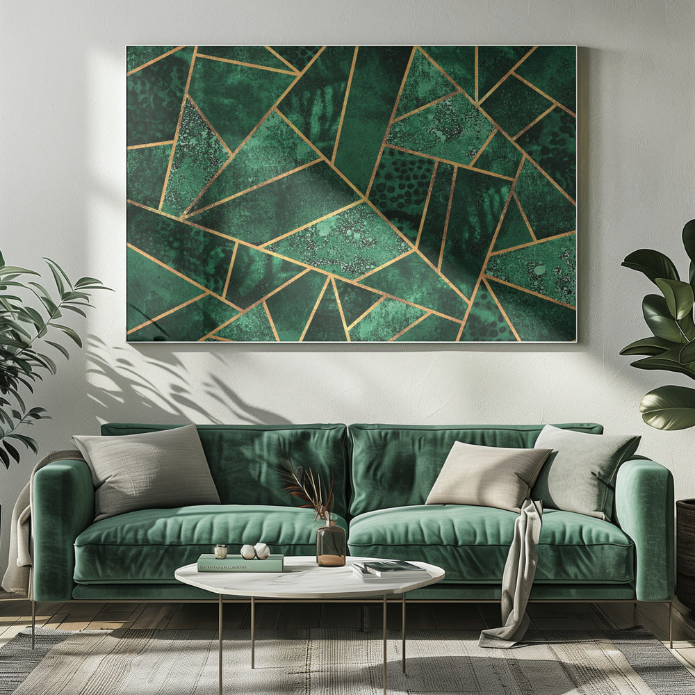 Diep Smaragd | Canvas