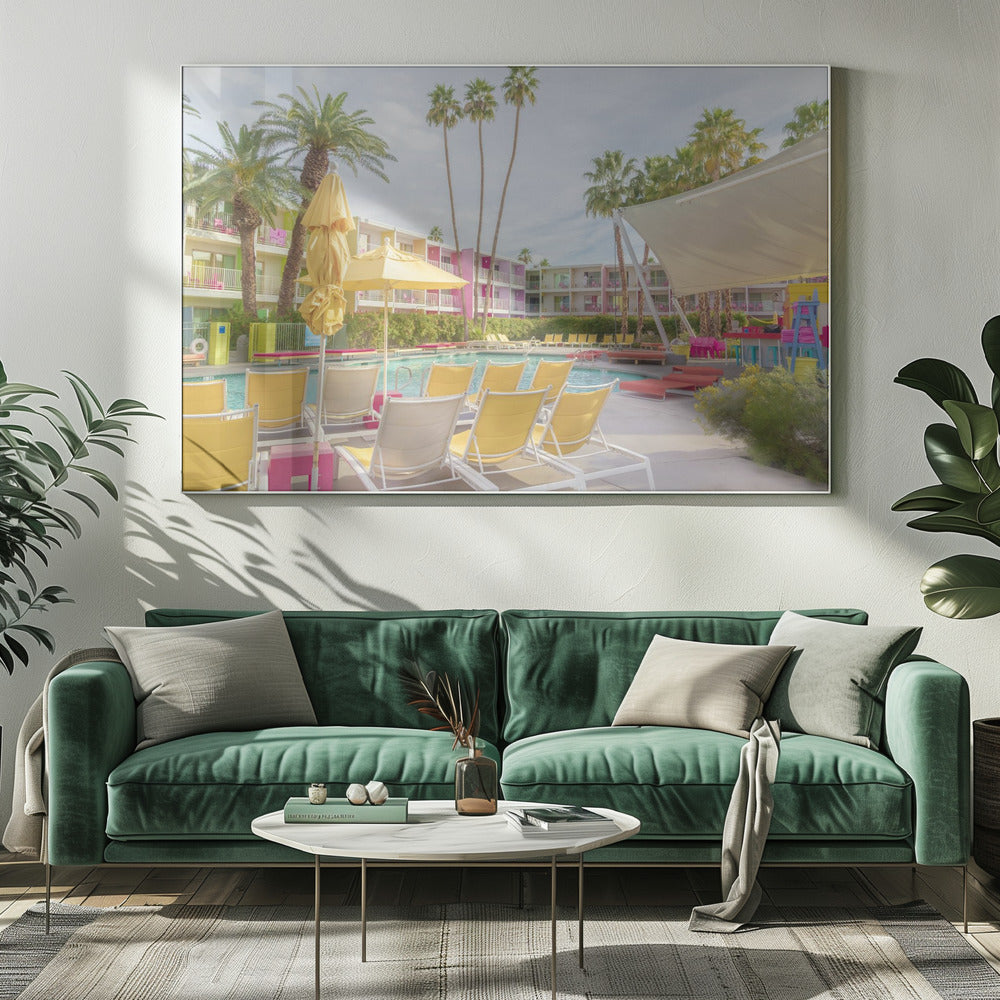 Zwembad bij het Saguaro Hotel - Palm Springs | Canvas