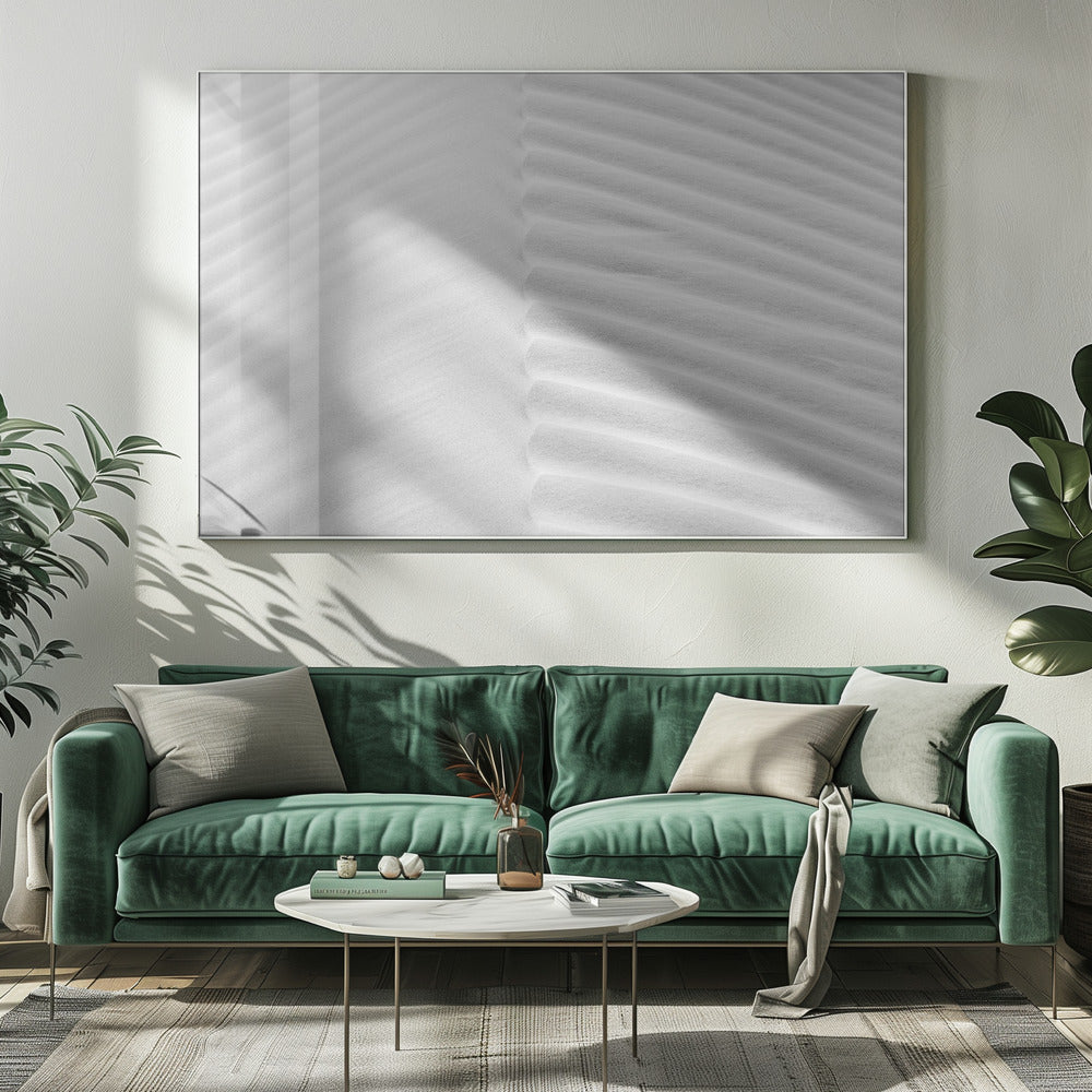 Minimalistische zandduin | Canvas