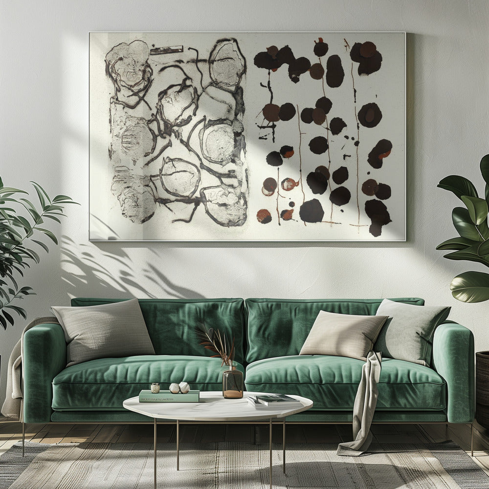 Abstracte symmetrie | Canvas