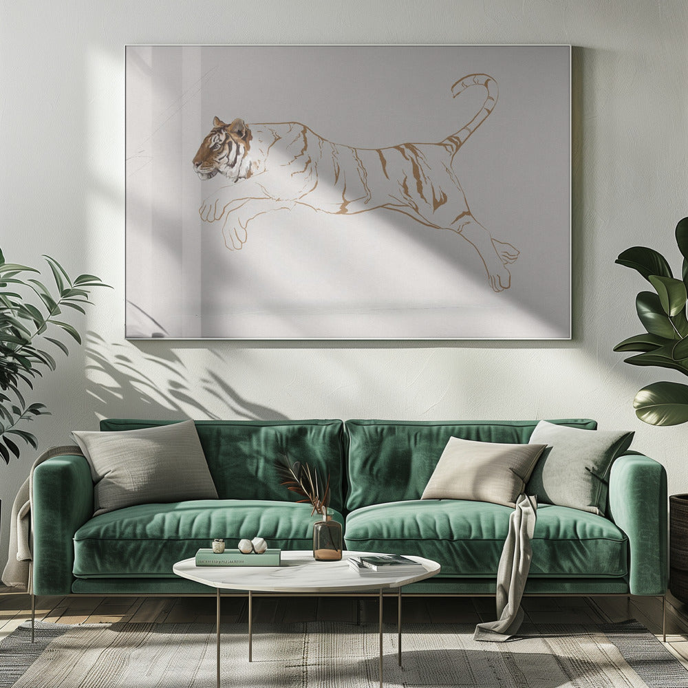 Vrijdagochtend nr. I (lijnen) | Canvas