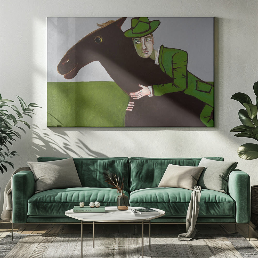 De paardenliefhebber | Canvas