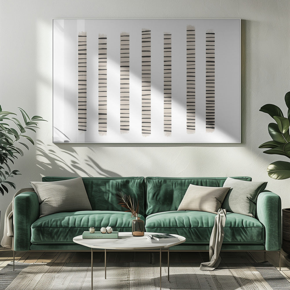 Monochrome Stripes | Canvas