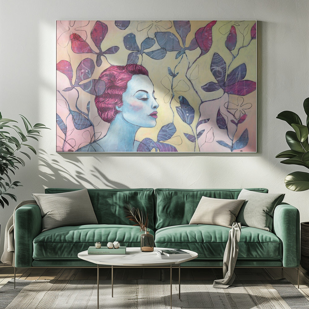 Retro lady 3 | Canvas