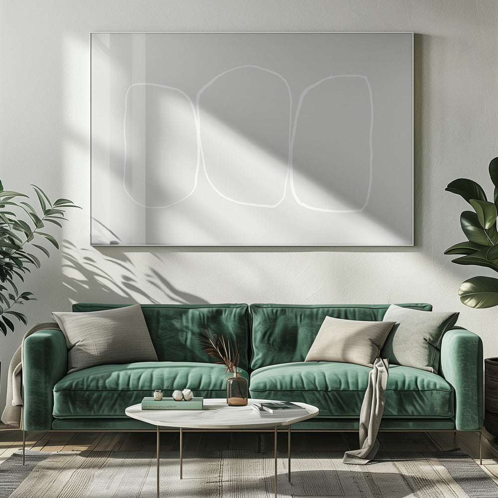 Sporen in Stil Licht | Canvas