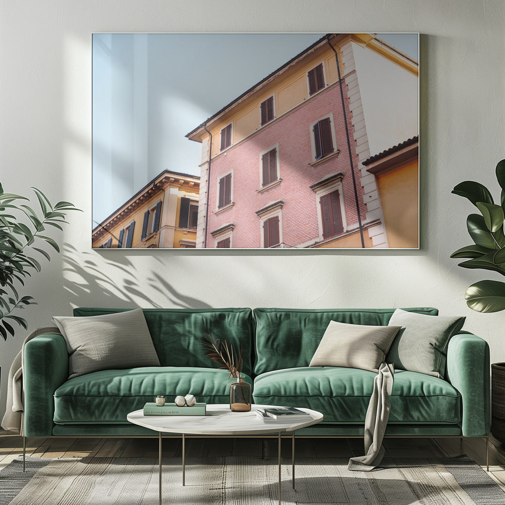 Pastel Bologna | Reisfotografie Italië | Canvas