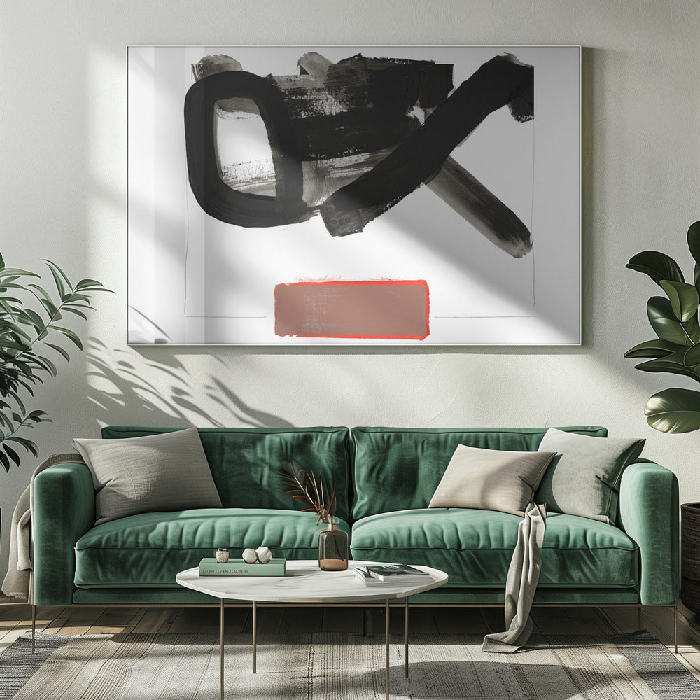 Zwarte Zen 2 | Canvas