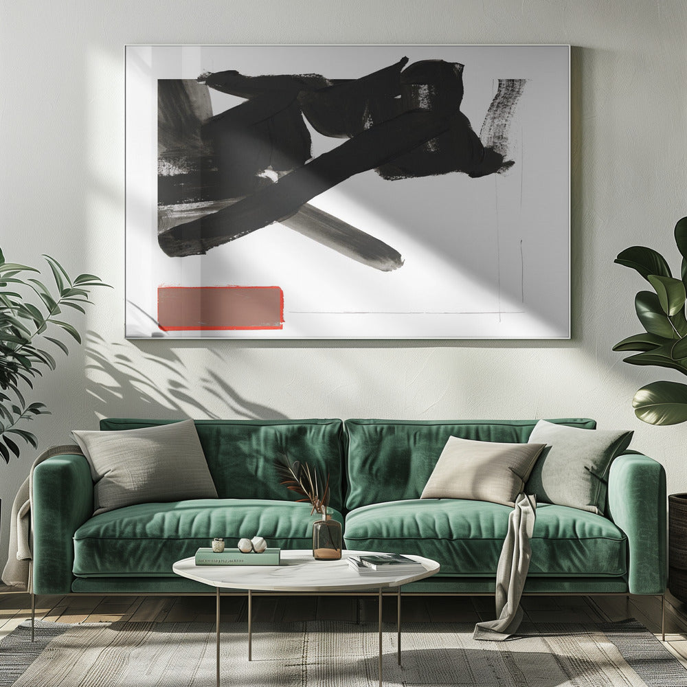 Zwarte Zen 3 | Canvas