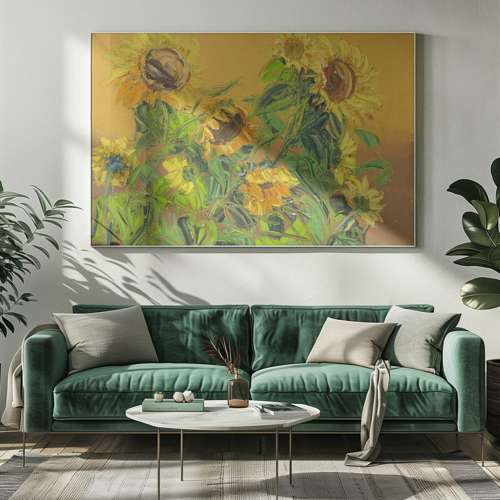 Zonnebloemen | Canvas