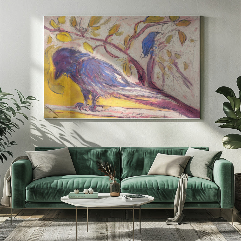 Radiant Raven's Horizon | Canvas