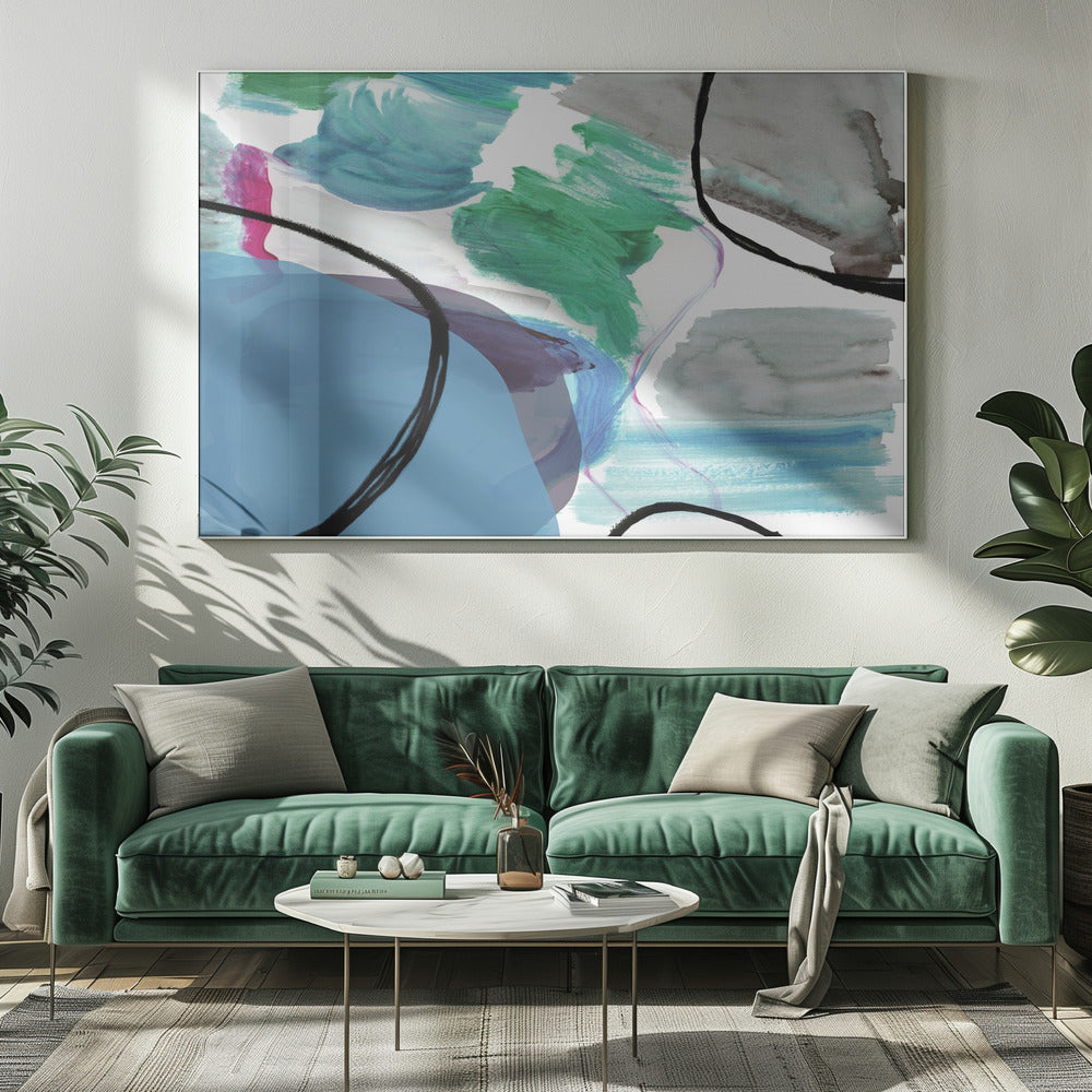 Fluid Abstract Shapes 2 | Canvas