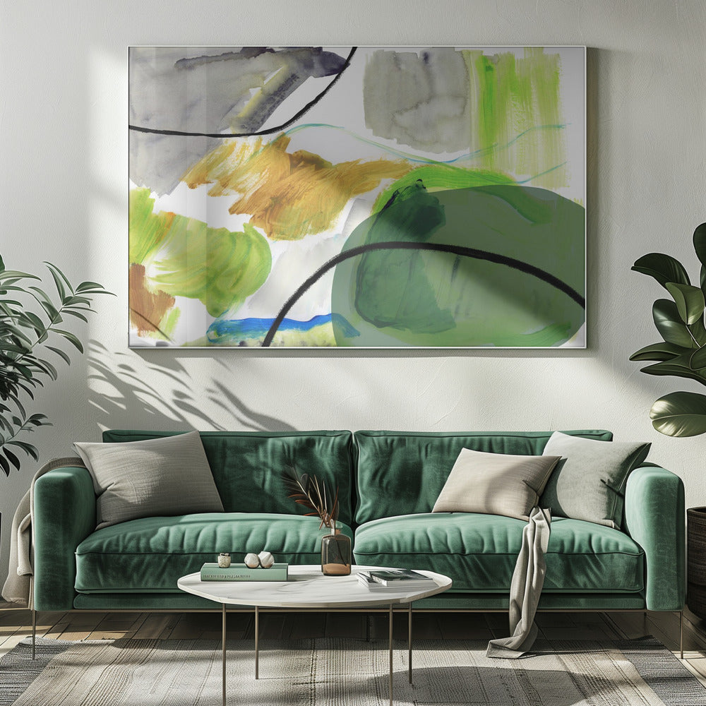 Fluid Abstract Shapes 3 | Canvas