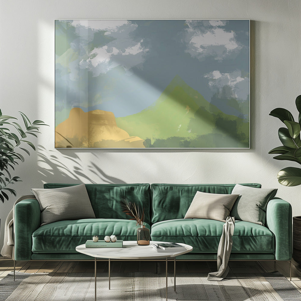 Landschap Abstract | Canvas