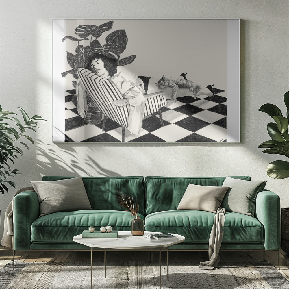 Jlr Aan het einde van de dag Kopie | Canvas