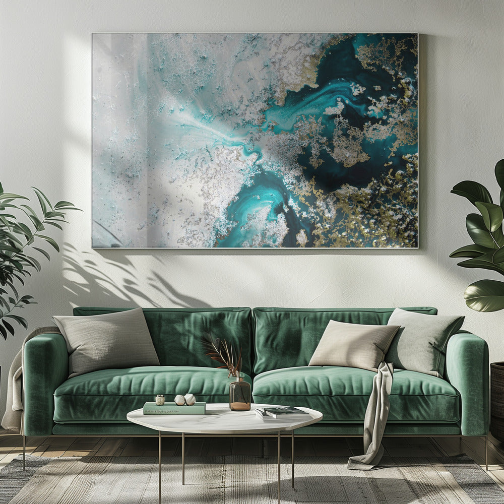 Abstract Kust- Zeezicht | Canvas