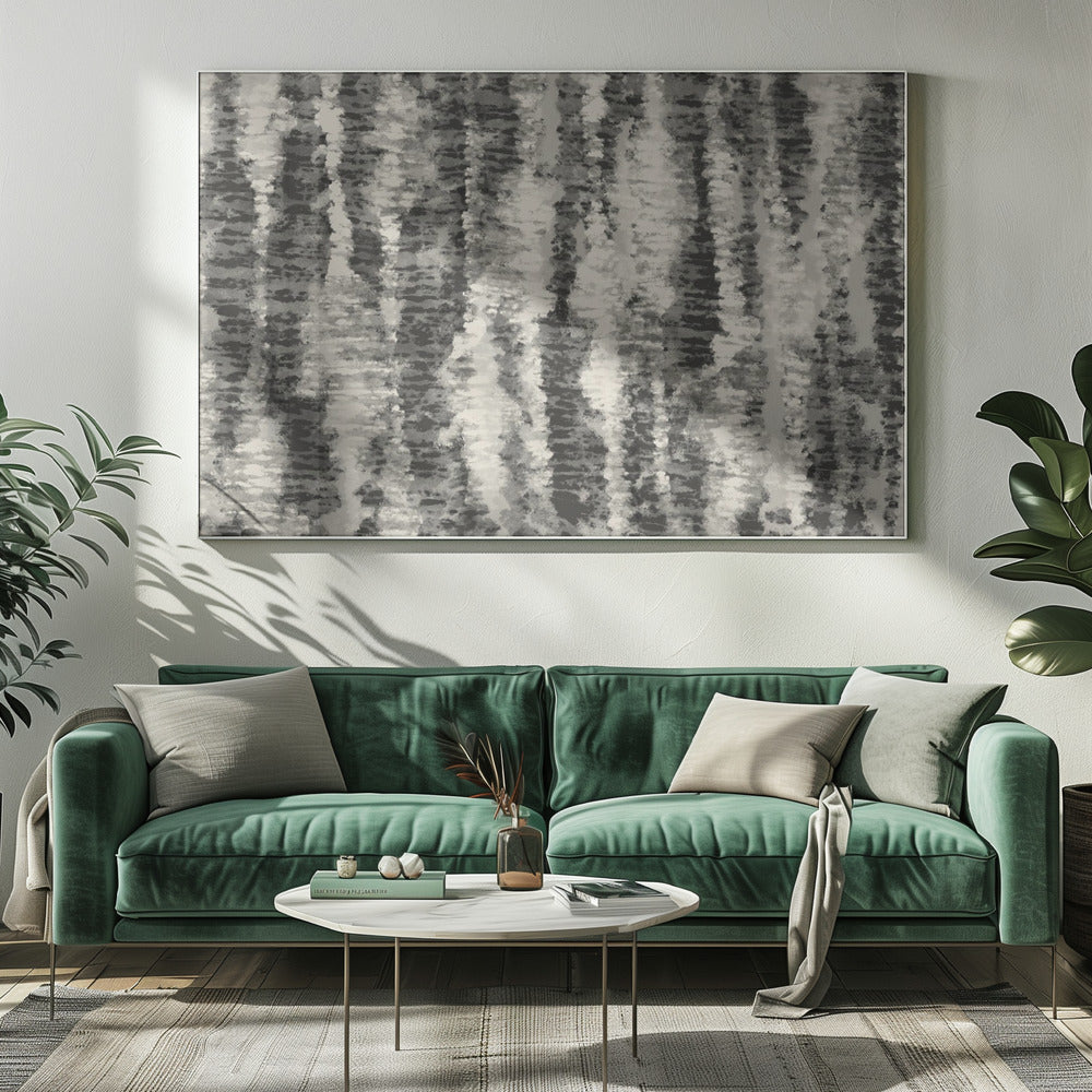 Monochrome strepen | Canvas