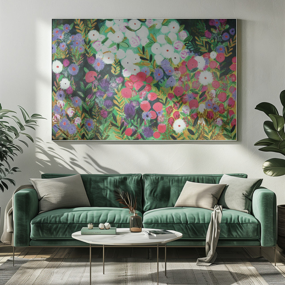 Middernachttuin tint | Canvas