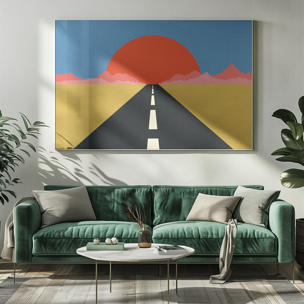Weg naar de zon | Canvas